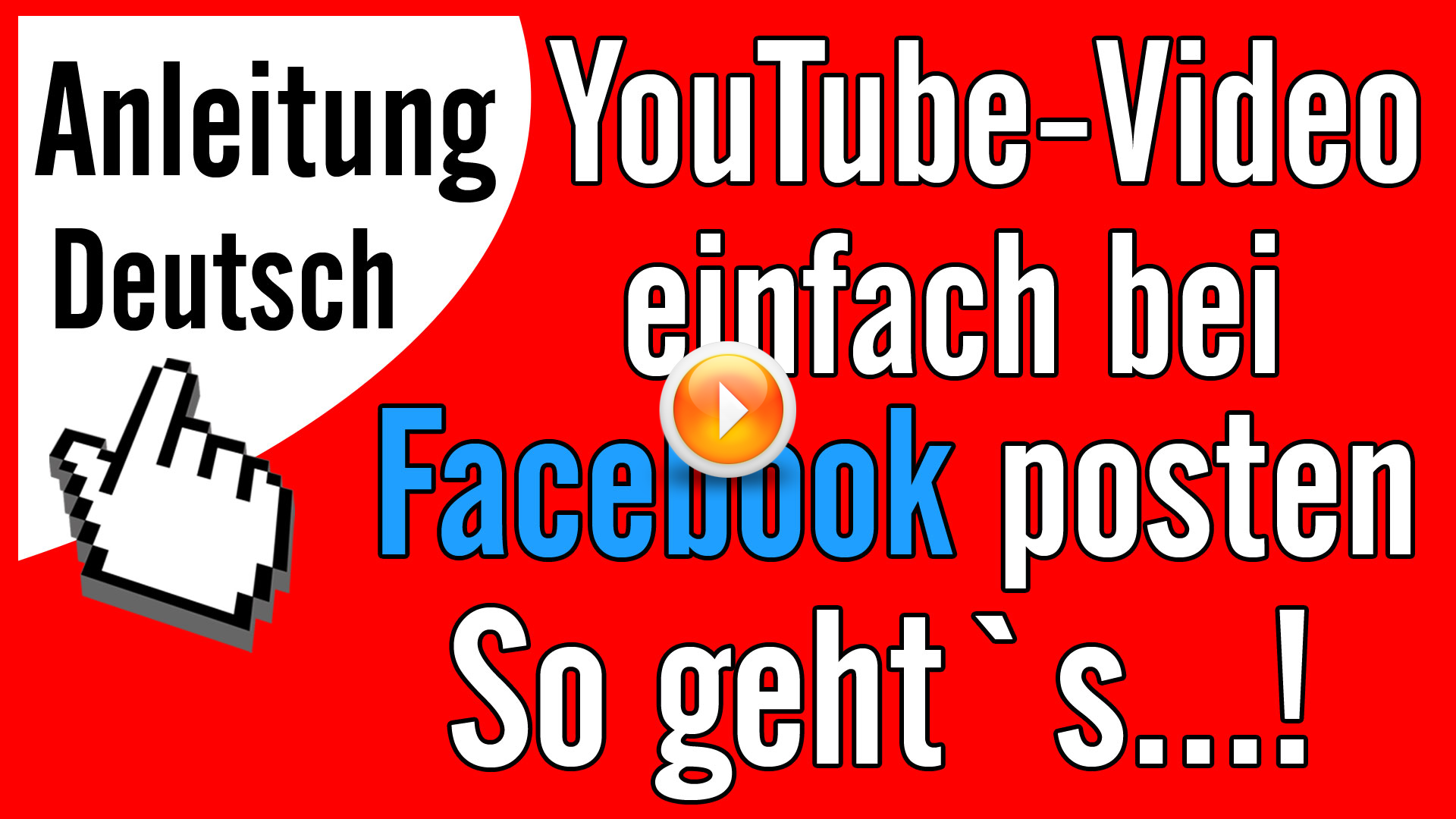 YouTube Video auf Facebook posten