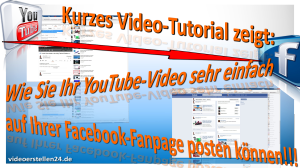 youtube video auf facebook posten