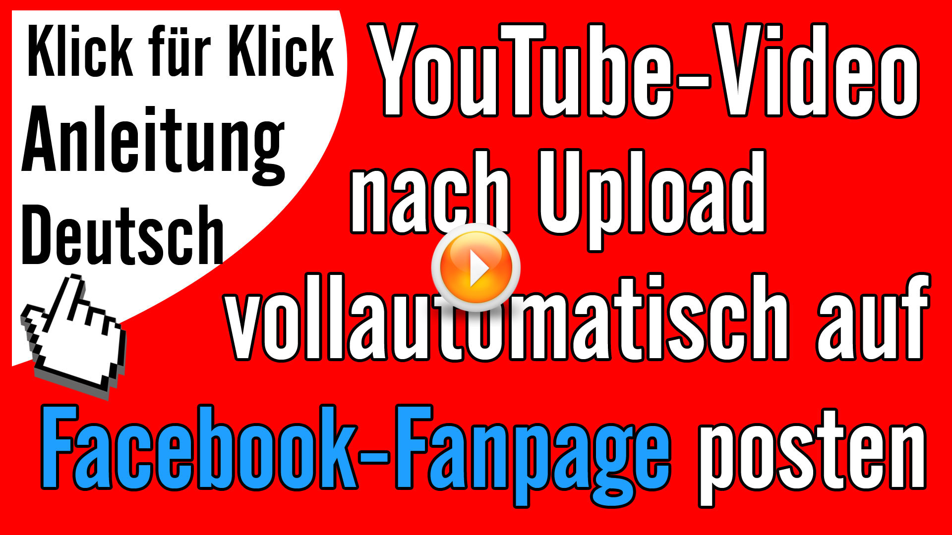 Youtube Video automatisch auf Facebook Fanpage posten