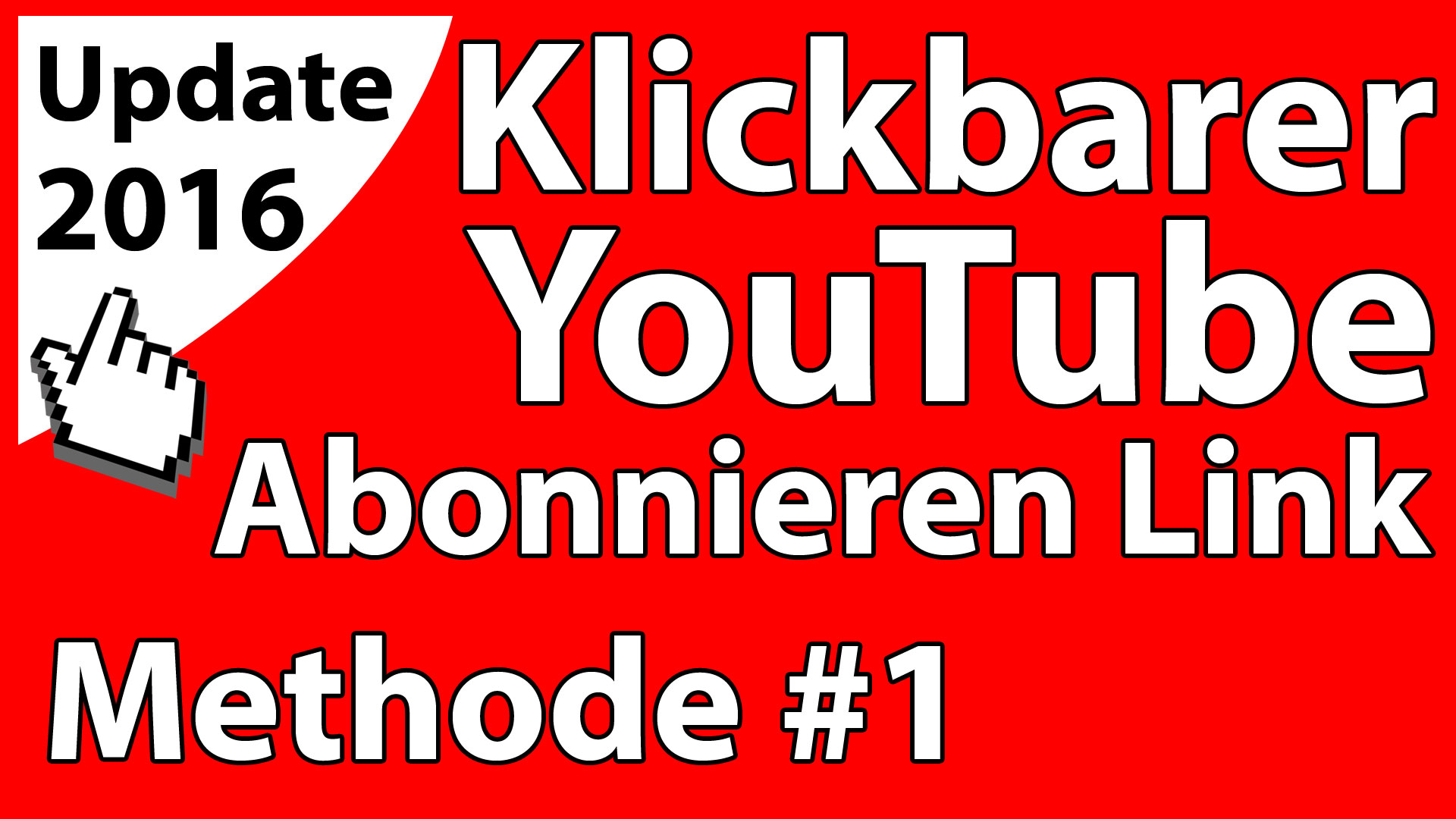 YouTube Abonnieren Link Methode #1 ►► Direkt klickbarer YouTube Abonnieren Link