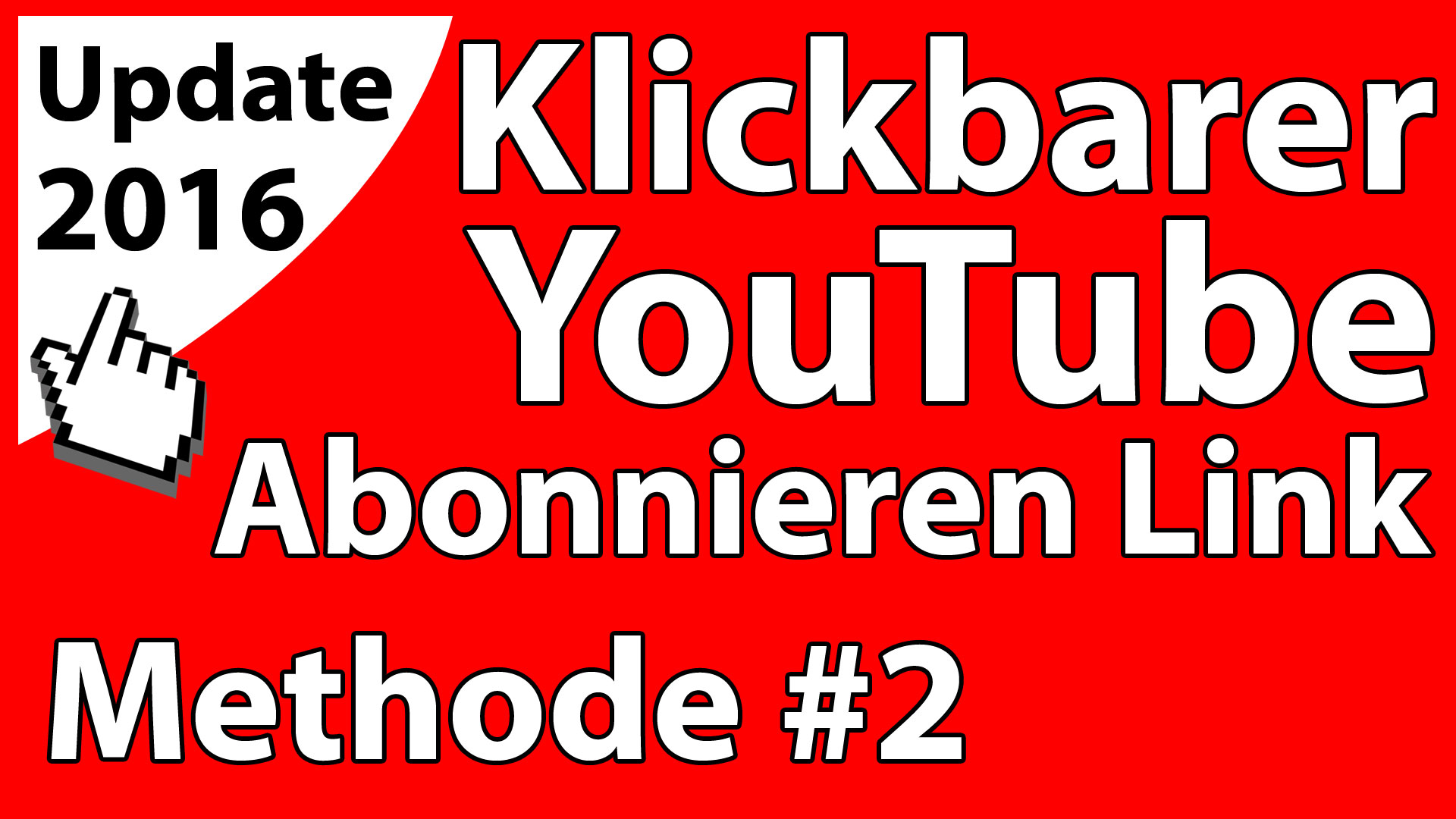 YouTube Abonnieren Link Methode #2 ►► einen direkt klickbaren YouTube Abonnieren Link